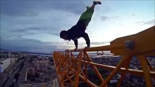 Extreme Russian Crane Climb