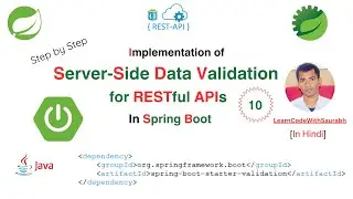 10 Server-Side Validation in Spring Boot | Validation in spring Boot #validation
