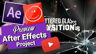 Shattered Glass Transitions - PREVIEW - snowcake After Effects Template