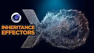 Cinema 4D Inheritance Effector Explained  - C4D Mograph Morphing