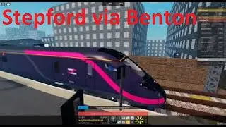Stepford via Benton, управляю Class 801 в новой окраске (express) в игре Stepford County Railway