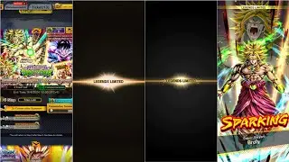 What a Luck!! Back To Back Lf Characters | Lf Super Saiyan Broly Banner Summon | Dragon Ball Legends
