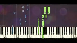 Arrietty's Song - The Secret World of Arrietty - Piano Tutorial (synthesia) acoustic