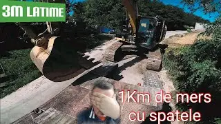 TruckVlog #010 Am dat 1km cu spatele sa pot încarca un excavator!!