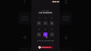 Create a Hamburger menu animation by using Html and CSS
