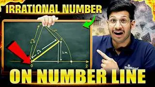 How to Represent Irrational Numbers on a Number Line (Step-by-Step) | √2, √3, √5 on Number Line
