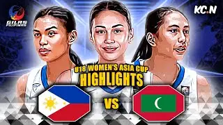 Gilas U18 Women vs Maldives Highlights | FIBA U18 Women's Asia Cup 2024
