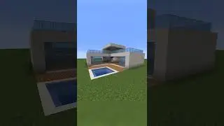 Minecraft - Modern House with a pool!