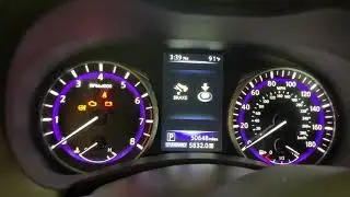 2016 Infiniti Q50 Как погасить сигнал после ротации колёс!!Tire rotation Minded