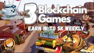 3 Blockchain Games na pwede kang kumita ng 1k to 5k weekly.