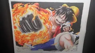 Drawing Monkey D. Luffy - One Piece