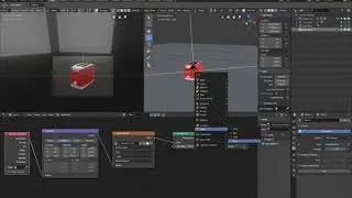 Toaster Rendering in Blender 2.8 Mixing Area Light and HDRI Background Lighting