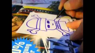 Как нарисовать мультяшный череп