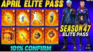 Free Fire April Elite Pass 2022 April Elite Pass Season 47 Elite Pass #trending #ajjubhai #freefire