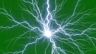 Lightning Green Screen Video | Thunder Effect Animation Video