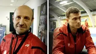 Jacek Hankiewicz and Pawel Pietryja testing the stringster app