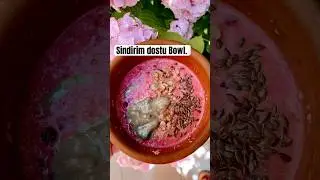 Sindirim dostu Bowl. || Cheryy frozen yogurt recipe || Keten tohumu, yulaf ve ceviz ile ara öğün