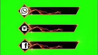 WhatsApp  Instagram Facebook green screen