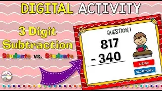 3 Digit Subtraction with Regrouping Game | Subtracting Numbers | 3.NBT.2