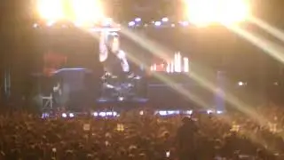 Manowar in Novosibirsk. Ди Майо толкает речь, а потом играют