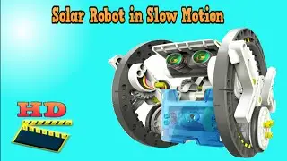 Solar Robot moving in Slow Motion