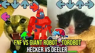 VS TORD GIANT Robot BUT BIG FLOPPA VS Towel CAT - Friday Night Funkin' Animation - FNF Mod