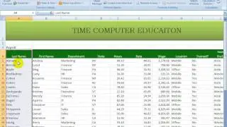 Ms Excel In Telugu Function and difned names group 8(www.timecomputers.in)