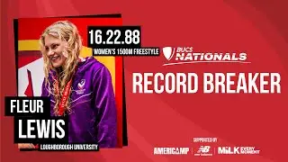 Fleur Lewis Breaks 1500m Freestyle BUCS Record
