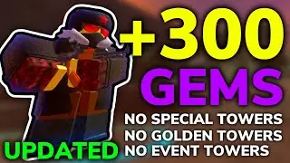 UPDATED FASTEST NST SOLO GEM STRATEGY - Tower Defense Simulator (ROBLOX)