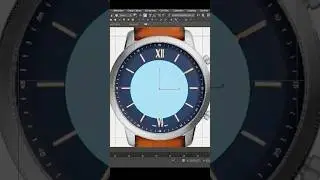 3D hand watch modeling #3d #shorts #handwatch #modeling #render #3dsmax #photoshop