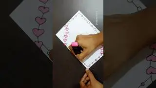 Quick and easy design border for project work|Project border design #shorts #shortvideo #short#video