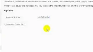 HOW TO EXPORT YOUR WORDPRESS BLOG OR SITE