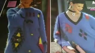 Обзор журнала по вязанию Sandra ноябрь 1994 год