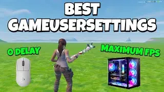 The *BEST* GameUserSettings To Boost Fps In Fortnite! (Optimization Guide)
