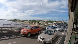 Кострома, час пик, пробки, поездка на 9 троллейбусе