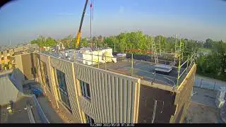 Mai 2022 - Zeitraffer der Baustelle Neubau BauindustrieZentrum Wetzendorf
