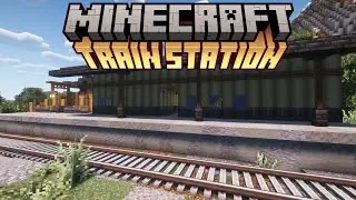 Rural Train Station Showcase - Minecraft Build