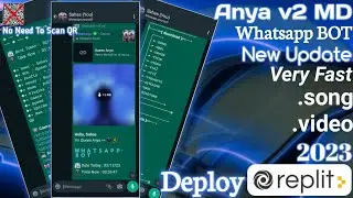 How to free deploy whatsapp bot | Whatsappp bot deploy on  Replit | Anya v2 MD Whatsapp BOT
