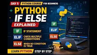 Python If Else Explained for Beginners | Conditional Statements in Python | Day 5 Python Course