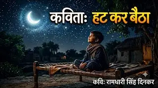 हट कर बैठा चांद एक दिन।। कविता   रामधारी सिंह दिनकर @umesharyascience
