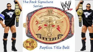 #WWE The Rock Signature Series Replica Title Belt