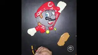 Super Mario Pancake Art