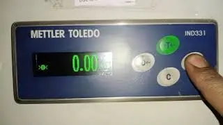 Mettler Toledo load cell calibration