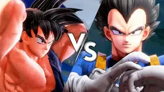 Goku vs. Vegeta (Dragon Ball) in Street Fighter 6 CPU vs. CPU with Mods