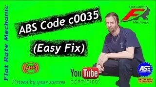 ABS Code c0035 Left Front Speed Sensor Ciruit (Easy Fix)