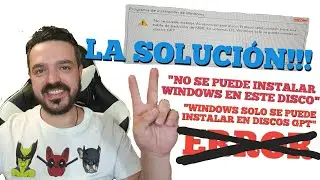 SOLUTION to the ERROR WINDOWS CANNOT BE INSTALLED on this DISK, it can ONLY be INSTALLED on GPT d...