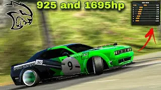 Drift Settings for Dodge Challenger Hellcat (925/1695hp) in Car parking multiplayer