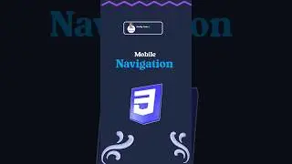 mobile navigation bar | with free source code | create navigation bar using html css and js #shorts