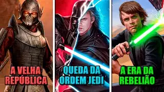 TODAS AS ERAS DE STAR WARS EXPLICADAS | Contos Star Wars (Cânone)