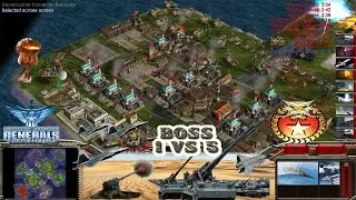 Boss Generals - Command Conquer & Generals Zero Hour 1 vs 5 HARD Generals Gameplay